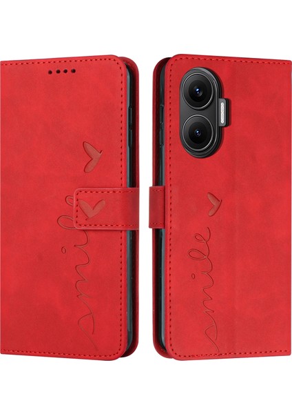 Xiaomi Poco F7 5g Stand Kılıf Pu Deri Telefon Kılıfı (Yurt Dışından)