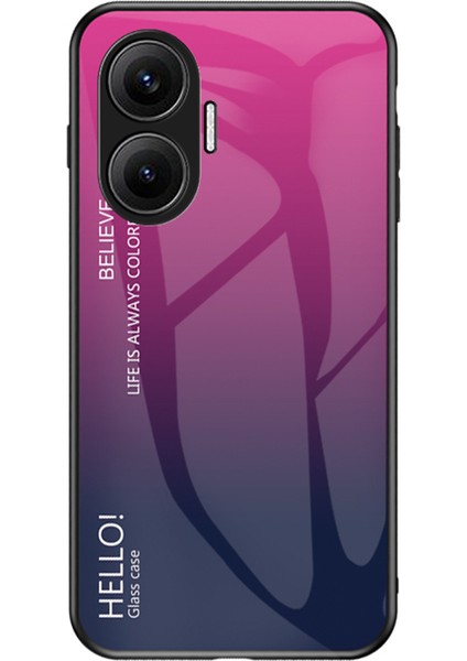 Xiaomi Poco F7 5G Çizilmez Temperli Cam + PC + TPU Telefon Kılıfı (Yurt Dışından)