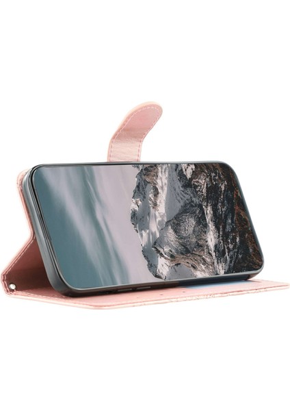 Xiaomi Poco F7 5g Pu Deri Tasarım Cüzdan Telefon Kılıfı ve Bilek Kayışı (Yurt Dışından) modelleri