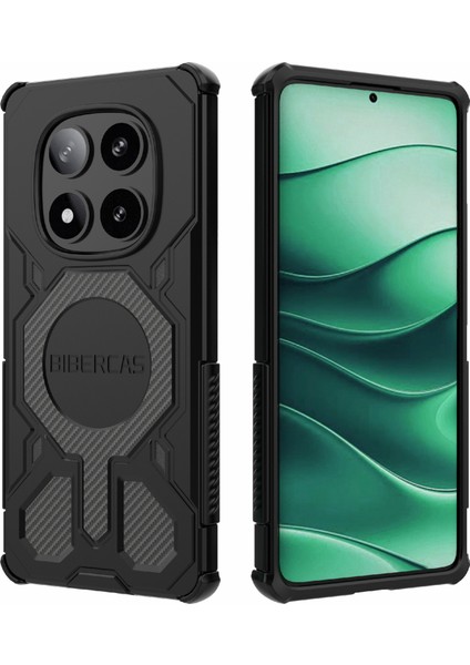 Xiaomi Redmi Note 14 Pro 5g Anti Drop Tpu + Pc Telefon Kılıfı Magsafe ile Uyumlu (Yurt Dışından)