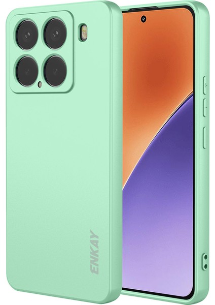 Xiaomi 15 Silikon Kılıf Düz Kenar Cep Telefonu Arka Kapağı (Yurt Dışından)
