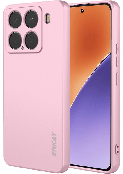 Xiaomi 15 Silikon Kılıf Düz Kenar Cep Telefonu Arka Kapağı (Yurt Dışından)