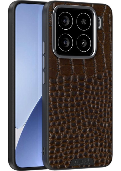 Xiaomi 15 Timsah Dokulu Mikro Kabartmalı Arka Kapak Magsafe ile Uyumlu (Yurt Dışından)