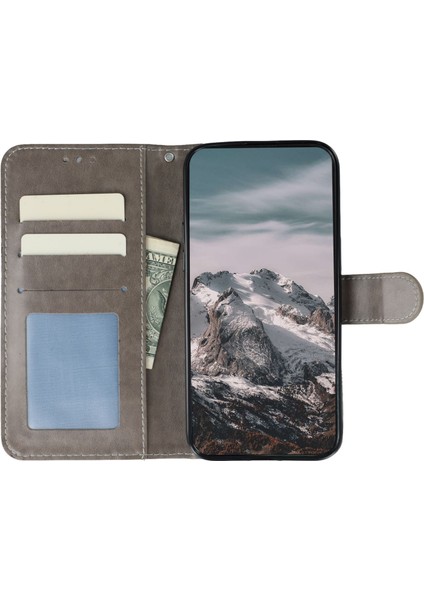 Xiaomi Poco F7 5g Bilek Kayışlı Yapay Dekorlu Pu Deri Tasarım Telefon Kılıfı (Yurt Dışından) fiyatları