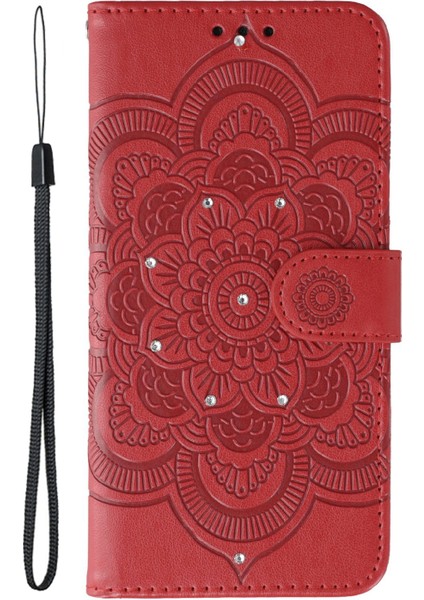Xiaomi Poco F7 5g Bilek Kayışlı Yapay Dekorlu Pu Deri Tasarım Telefon Kılıfı (Yurt Dışından) fırsatları
