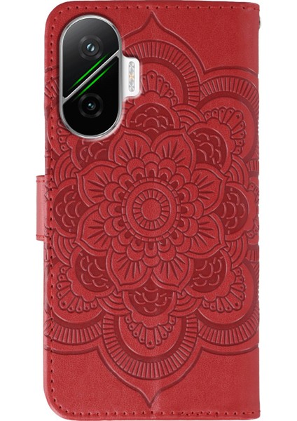 Xiaomi Poco F7 5g Bilek Kayışlı Yapay Dekorlu Pu Deri Tasarım Telefon Kılıfı (Yurt Dışından) indirimleri