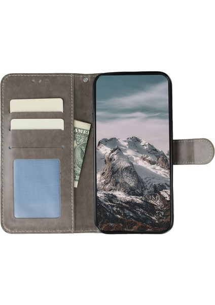 Xiaomi Poco F7 5g Pu Deri Tasarım Cüzdan Telefon Kılıfı ve Bilek Kayışı (Yurt Dışından) fiyatları