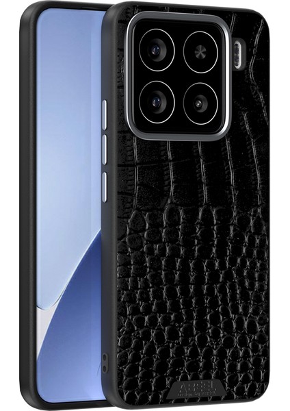 Xiaomi 15 Timsah Dokulu Mikro Kabartmalı Arka Kapak Magsafe ile Uyumlu (Yurt Dışından)