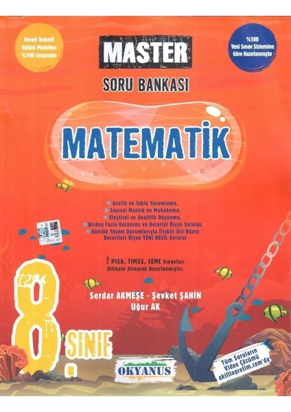 Okyanus 2026 8. Sınıf Matematik Master Soru Bankası