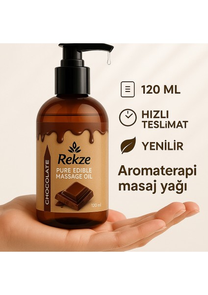 Çikolata Aromalı Erotik Vucut Masaj Yagı 120 ml