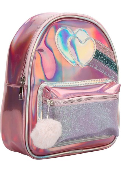 Kalp Desenli Hologramlı Sırt Çantası modelleri