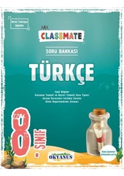 Okyanus 2026 8. Sınıf Classmate Türkçe Soru Bankası