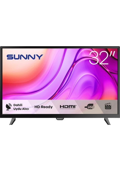 SN32DAL04 32" 81 Ekran Uydu Alıcılı HD Ready LED TV