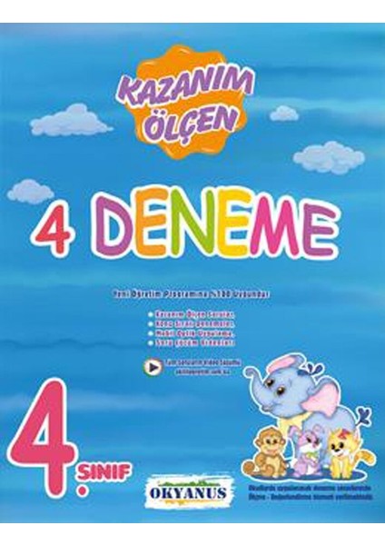 Okyanus 2026 4. Sınıf Kazanım Ölçen 4 Deneme