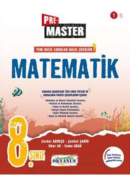 Okyanus 2026 8. Sınıf Matematik Pre Master Soru Bankası