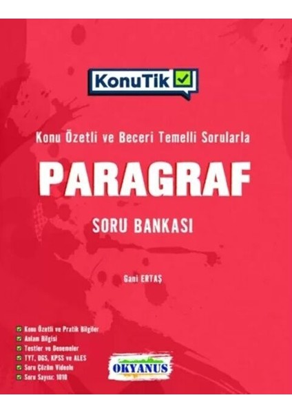 Okyanus 2026 TÜM Adaylar Için Paragraf Konutik Konu Özetli Soru Bankası
