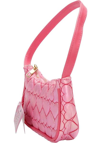 Kalp Desenli Baget Çanta modelleri