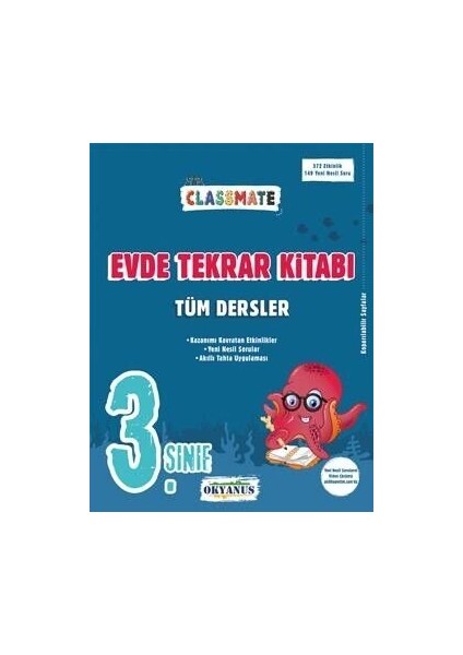 Okyanus 2026 3. Sınıf Tüm Dersler Classmate Evde Tekrar Kitabı