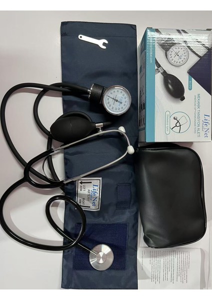 Mekanik Tansiyon Aleti Manuel Stetoskoplu Tansiyon Ölçüm Cihazı SC-012 indirimleri