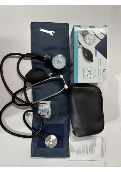 Mekanik Tansiyon Aleti Manuel Stetoskoplu Tansiyon Ölçüm Cihazı SC-012