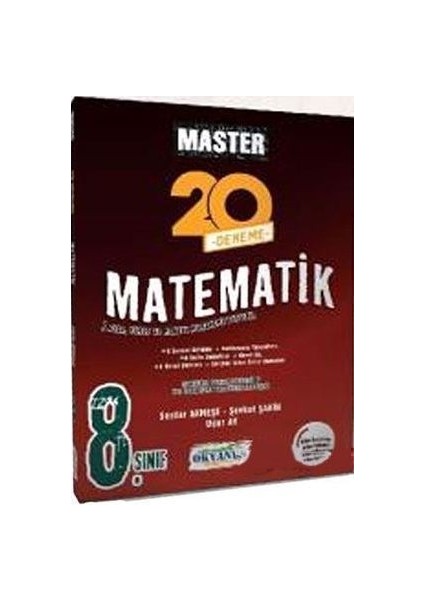 Okyanus 2026 8. Sınıf Master 20 Matematik Denemesi
