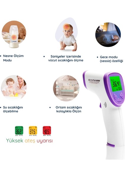 Temassız Alından Ateş Ölçer modelleri