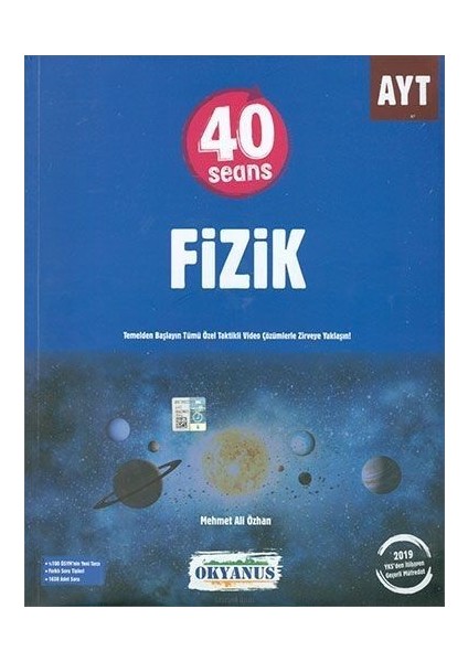 Okyanus 2026 Ayt Fizik 40 Seans Soru Bankası