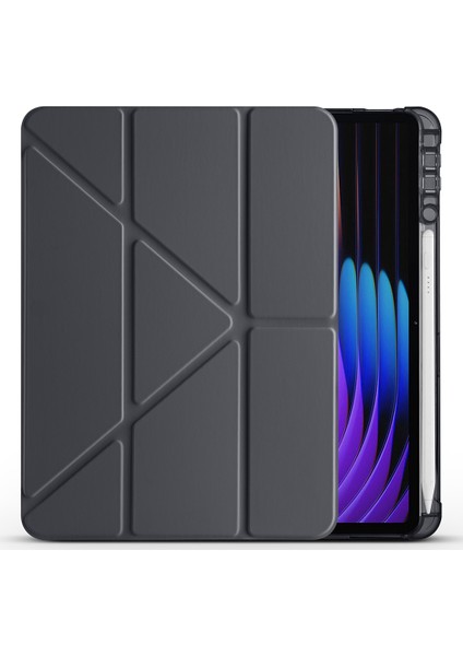 Xiaomi Mi Pad 7 ve Mi Pad 7 Pro Kılıf Üçe Katlanan Kalem Bölmeli Standlı Kılıf Uyandırma Özellikli fiyatları