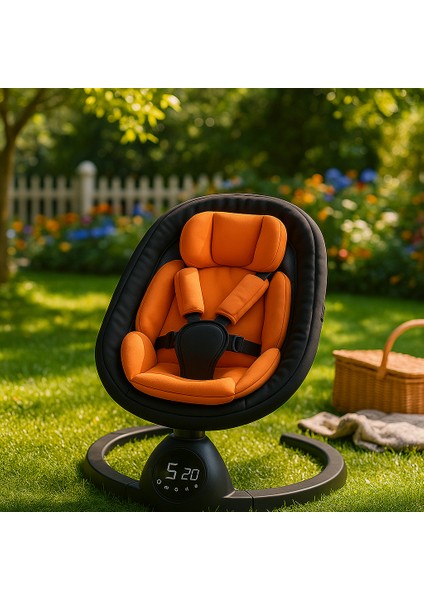 Baby 4 Kumandalı 9kg 5 Kademeli Elektrikli Ekranlı Otomatik Sallanan Ana Kucağı fırsatları