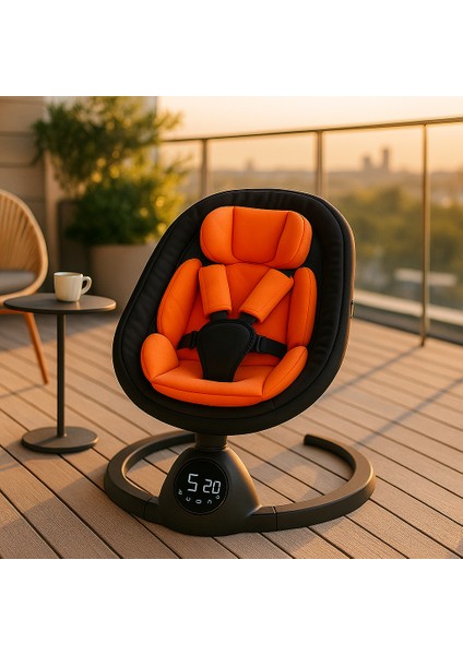 Baby 4 Kumandalı 9kg 5 Kademeli Elektrikli Ekranlı Otomatik Sallanan Ana Kucağı indirimleri