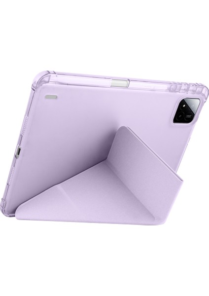 Xiaomi Mi Pad 7 ve Mi Pad 7 Pro Kılıf Üçe Katlanan Kalem Bölmeli Standlı Kılıf Uyandırma Özellikli indirimleri
