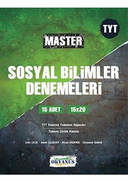 Okyanus 2026 Tyt Master 15 Sosyal Bilimler Denemeleri
