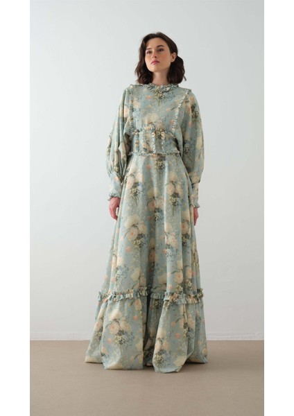 Korsaj Detaylı Elbise Mint fiyatları