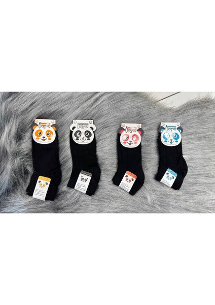 Iç Giyim Özeren Lüx Çocuk Patik Çorap Ekonomik Paket (12 Adet)