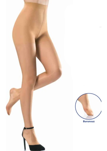 Iç Giyim (3 Adet) Nbb Fine 15 Denye Burusuz Klasik Külotlu Çorap