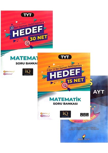 Iq Serisi Tyt 15 Net+30 Net Matematik Soru Bankası-(Deneme Hediyeli)