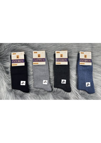Iç Giyim Özeren Lüx 4 Mevsim Pamuklu Çorap Ekonomik Paket (12 Adet)