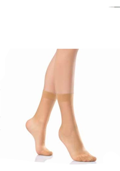 Iç Giyim (6 Adet) Nbb Fine 15 Den Burunlu Soket Çorap