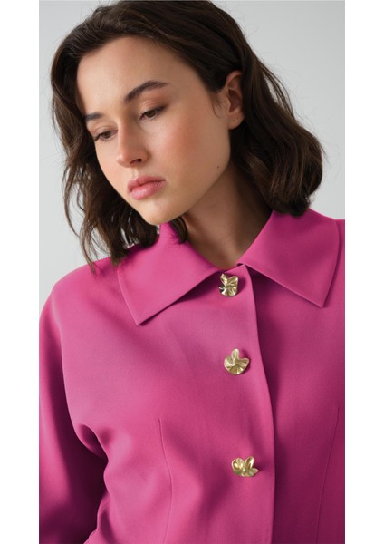 Ceket Etek Ikili Takım Fuşya fırsatları