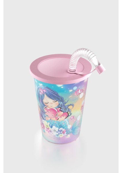 Layt Kids Desenli 420 ml Pipetli Pp Bardak 142025 Pembe fiyatları