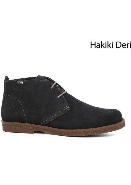 Gön Hakiki Deri Oxford Kalıp Kauçuk Taban Bağcıklı Kadın Günlük Bot 51456