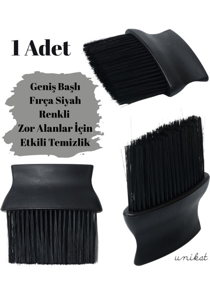 Geniş Başlı Fırça Siyah Renkli Zor Alanlar Için Etkili Temizlik Toz Alma