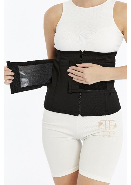 FITFORM GİYİM Ultra Etkili Sauna ve Terleme Etkili Siyah Korse indirimleri