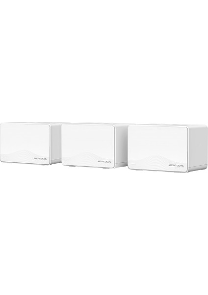 Halo H25BE(3-PACK) | Wi-Fi 7 Mesh Sistemi | BE3600 Mbps Hız | Fiber Uyumlu | Dual-Band | 3X1G Port | 650 M² Kapsama | Mlo | 320 Mhz, 4k-Qam | 8k Yayın | Kolay Kurulum ve Kullanım