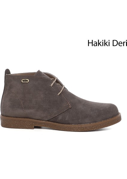 Gön Hakiki Deri Oxford Kalıp Kauçuk Taban Bağcıklı Kadın Günlük Bot 51456