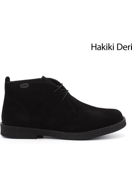 Gön Hakiki Deri Oxford Kalıp Kauçuk Taban Bağcıklı Kadın Günlük Bot 51456