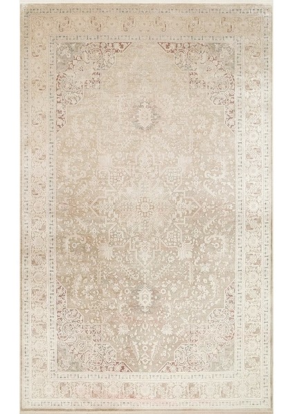 Babylon Bbl 02 Rayon Viskon Eskitme Desenli Vintage Salon Halısı