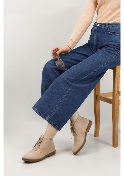 Gön Hakiki Deri Oxford Kalıp Kauçuk Taban Bağcıklı Kadın Günlük Bot 51456 fiyatları