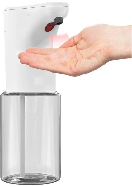 Sıvı Sabunluk Otomatik Sensörlü Kremlik Şampuanlık Pilli Hareket Sensörlü Fotoselli 300ML