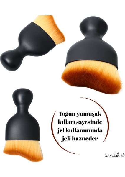 Hassas Yumuşak Araç Detay, Makyaj, Toz Alma, Temizleme Çok Fonsiyonlu Fırça - Kahverengi fiyatları